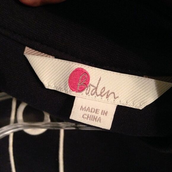 Boden Navy Gracie Ponte Dress 6P - Picture 6 of 9